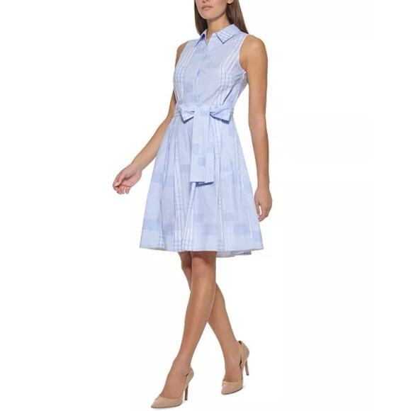 Tommy Hilfiger Princeton Patch Button Down Dress Size 10 - Picture 2 of 8